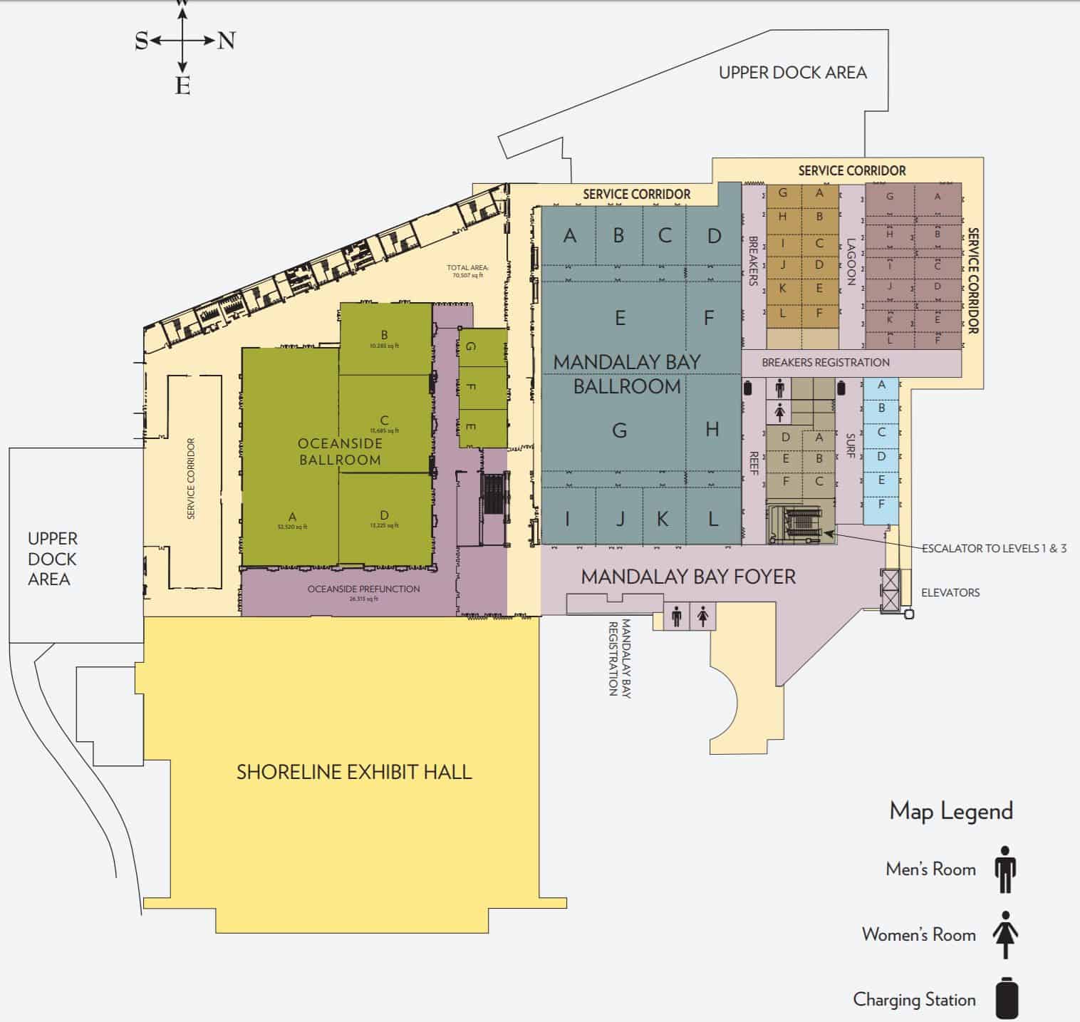 Mandalay Bay Convention Center Floor Plan
