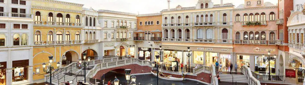 St. Mark's Square - Stores & Restaurants, Map, The Venetian Las Vegas